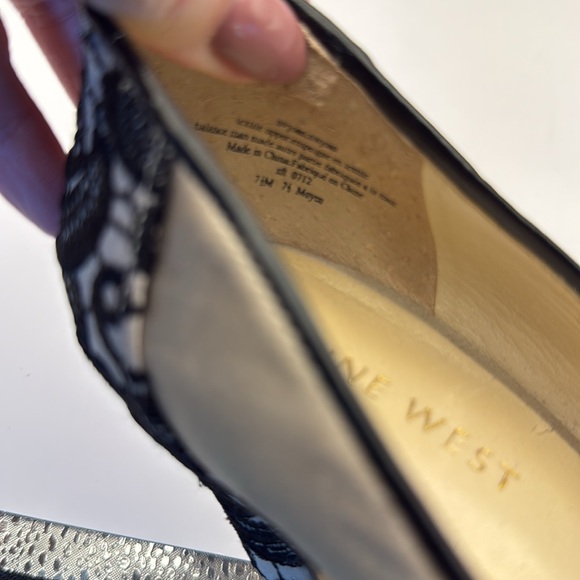 Nine West cream lace heels size 7 - Picture 4 of 4